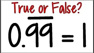 This Might Be Controversial... Is 0.99 Repeating Equal to One?