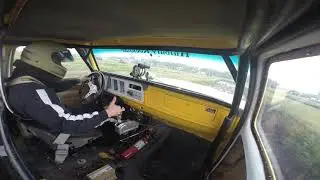 GoPro in cab mud run
