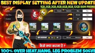 display Setting Free Fire | Pro Player display Setting Free Fire 2024 | Free Fire Max New Setting FF