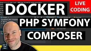 Live Coding - Install PHP Symfony in Docker + Docker Volume Tricks