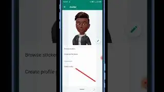 How to Delete Your Avatar on Whatsapp || WhatsApp Avatar || 