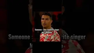 RONALDO SINGING IN HIND 😳 🎤❤️ ||
