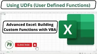 User Defined Functions (UDFs) in Excel VBA | How can UDFs save time | Excel Skills with VBA UDFs