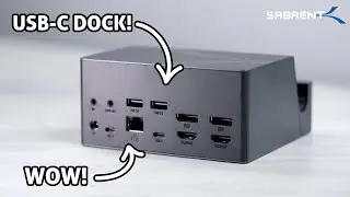 SABRENT USB-C Universal Docking Station Dock | DS-UICA