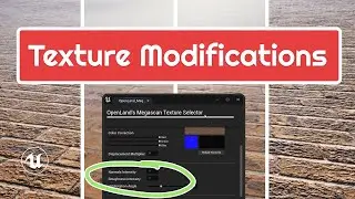 Basic Unreal Engine Landscape Texture Modifications with OpenLand (Roughness, Normal Intensity, etc)