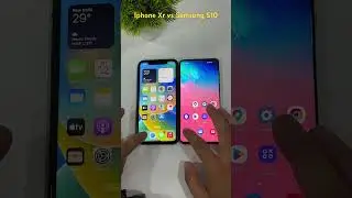 Iphone Xr vs Samsung S10 /Speed Test /Comparison /