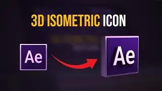 Create 3D ISOMETRIC Icon - After Effects Tutorial (NO PLUGIN)