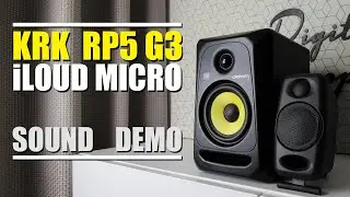 iLoud Micro Monitor vs KRK Rokit 5 RP5G3 (Classic 5)  ||  Sound Demo w/ Bass Test