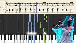 Halsey - Colors - EASY Piano Tutorial + Sheets