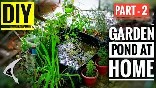 How to make a fish pond at home || Small Budget DIY | Pond Making | Garden ideas | Makeover | PART-2