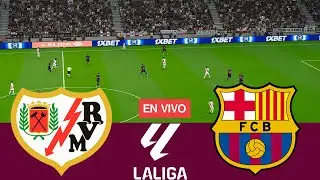 [EN VIVO] Rayo Vallecano vs Barcelona La Liga 24/25 Partido Completo - Simulación de Videojuegos