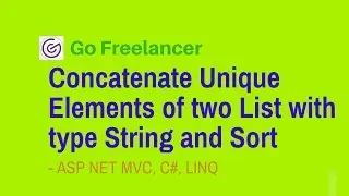 Concatenate Unique Elements of two List with type String and Sort using LINQ C#