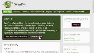 Python [sympy] 00 Installation