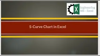 S curve Chart in an excel