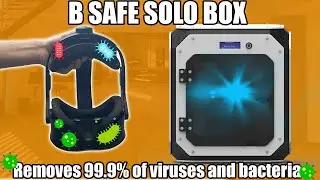 B Safe Solo - Clean Box  UVC for headset VR