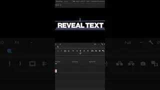 Quick Text Reveal Animation In Premiere Pro 