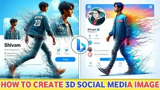 How To Create 3D Ai Social Media Boy Image | Trending Social Media Profile Name Photo Editing