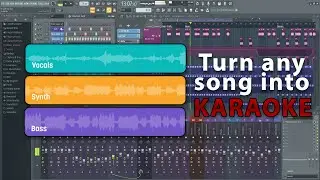 How to remove vocals from a song using Fl Studio 20 (MAKING KARAOKE) 2024