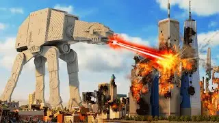 Realistic AT-AT Destruction 😱 Teardown