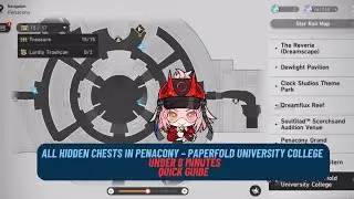 All Hidden Chests in Penacony – Paperfold University College | Under 6 Minutes - Quick Guide | HSR