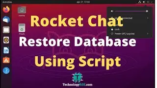 How To Restore Rocket Chat Database Using Script