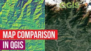How To Create Comparison Map In QGIS || Side By Side Comparison Map || QGIS Tutorials || 