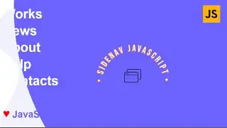 How To Create A Animated Sidebar Menu Using JavaScript