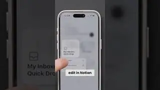 ✅ My Notion iPhone Inbox is a Great Productivity Hack!💥 #notion #iphone