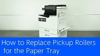 AM-C400/550 - How to Replace Pickup Rollers for the Paper Tray