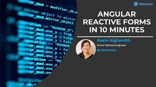 Angular Reactive Forms in 10 Minutes
