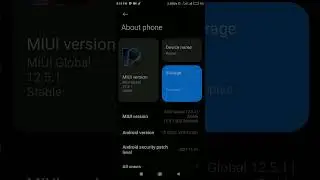 How to check your Phone's MIUI Version | MIUI information about your Phone| About phone settings
