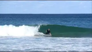 Backhand Surfing Lessons On Perfect Beginner Waves | VLOG S1 EP1