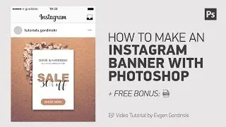 How to Make an Instagram Banner 3 + FREE Psd - Photoshop Tutorial