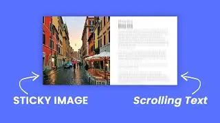 Elementor Sticky Image when Text Scrolls 🔥 WordPress Elementor Pro Tricks