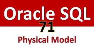 Oracle SQL Developer Tutorial For Beginners  71   Data Modeling   Physical Model