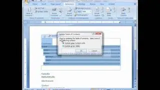 Build an outline and table of contents in Word