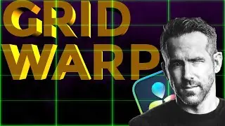 ANIMATE Things with GRID WARP in DaVinci
