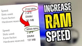 Increase RAM SPEED Using XMP from BIOS in Windows 10/11