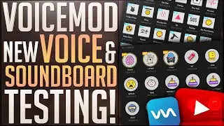 VoiceMod Pro All Voices & Soundboard Testing | Samples Of All Voice & Soundboard Audio in Voice Mod!