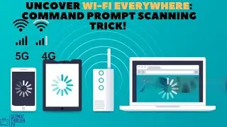 Continuous Wi-Fi Signal Scanning with command prompt | Real-Time Network Detection & Batch Script