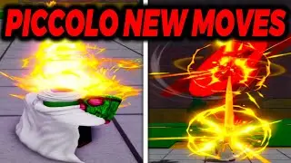 2 New Moves For Piccolo Showcase In Roblox Z Battlegrounds