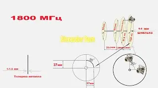 ✅Сильный и стабильный сигнал интернет 4G MIMO облучатель для зеркальной антенны на 1800 МГц чертежи