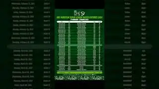 PSL season 9 2024 match fixtures #psl #psl2024 #pslseason9 #fixtures #schedule #shorts #shortvideo