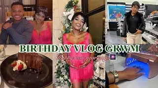 MY 24TH BIRTHDAY VLOG/ GRWM, NAILS, SHOP, DINNER WITH BAE❤️🎂