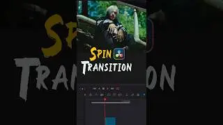 Spin transition in DaVinci Resolve