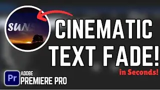 How to Create a Cinematic Text Fade Transition in Premiere Pro (2025 Tutorial!)