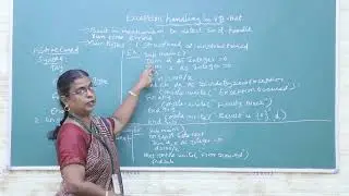 Exception Handling | DotNet Programming | V.H.N.S.N.College (Autonomous)