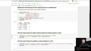 Applying the map function to Pandas DataFrame