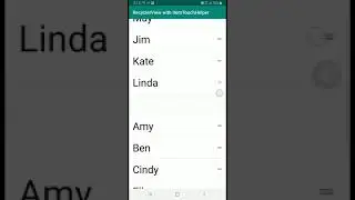 Android ListView Drag and Drop with ItemTouchHelper (demo)