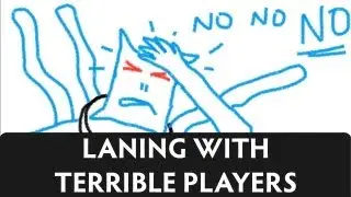 I Suck at Dota 2 - Laning with Terrible Players